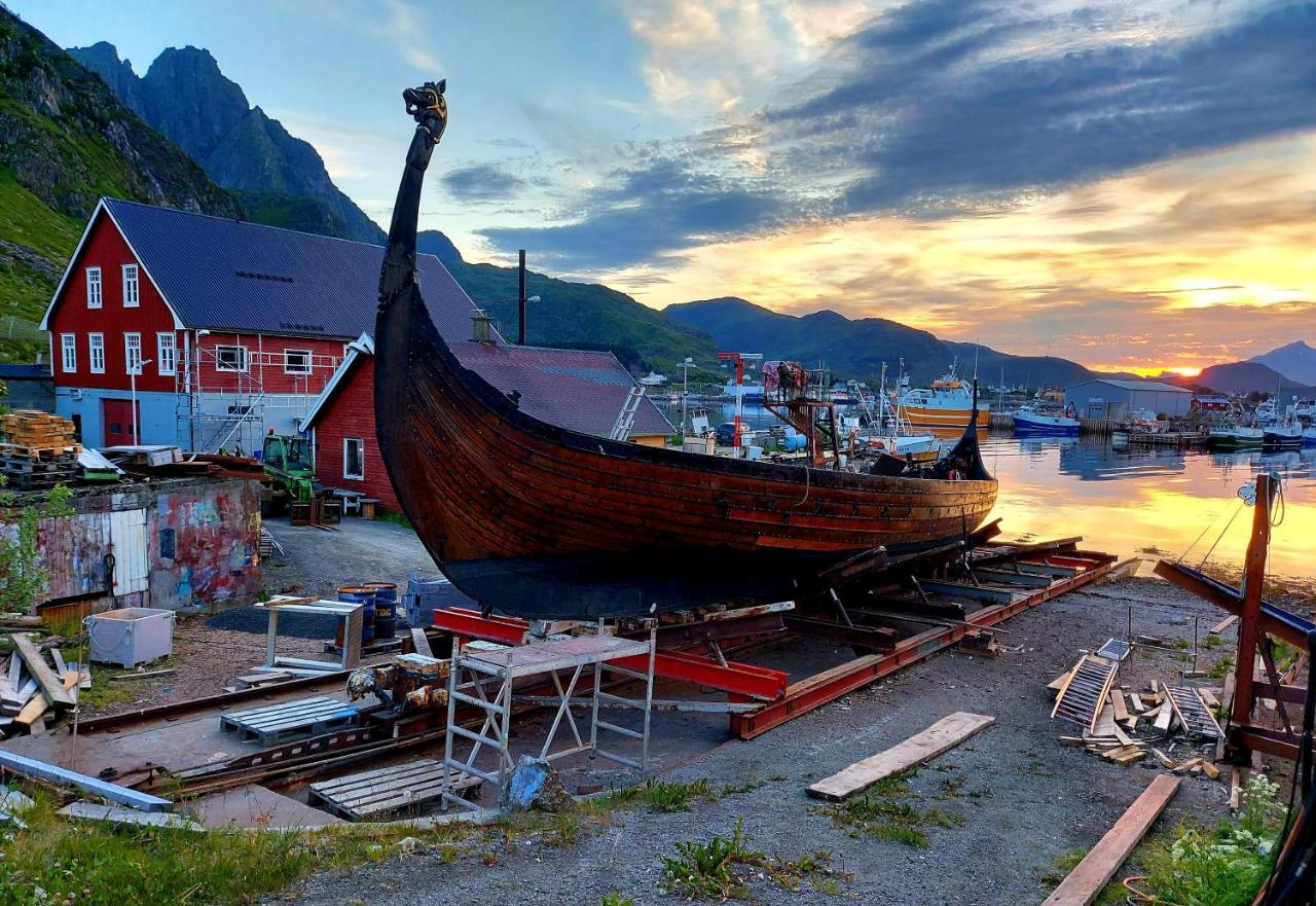 バルスタ Solrik Beliggenhet I Lofotens Storste Fiskevaerヴィラ エクステリア 写真